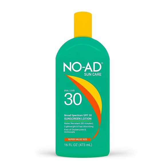 NO-AD SPF 30 Sunscreen Lotion 16oz - Picture 1 of 2